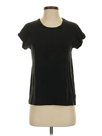 Pre-owned Sigrid Olsen Short Sleeve T-shirt In Black