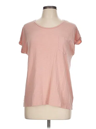 Pre-owned Sigrid Olsen Short Sleeve T-shirt In Pink