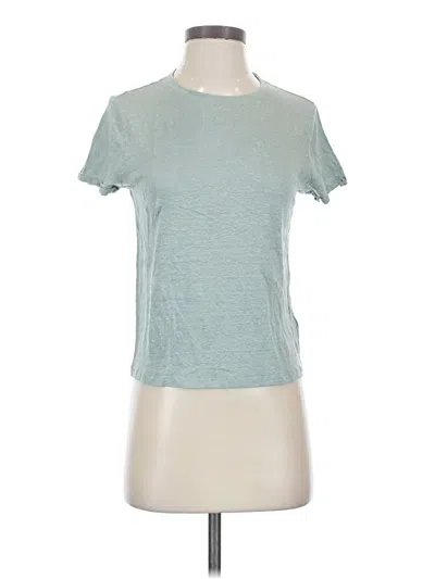 Pre-owned Sigrid Olsen Short Sleeve T-shirt In Teal