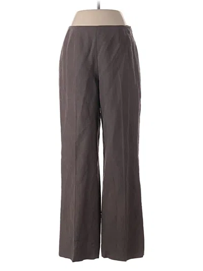 Pre-owned Sigrid Olsen Silk Pants In Brown