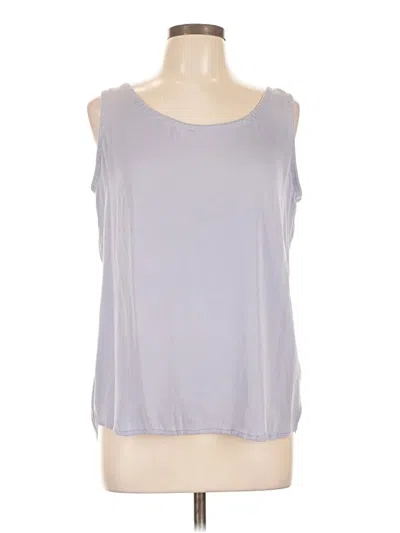 Pre-owned Sigrid Olsen Sleeveless T-shirt In Gray