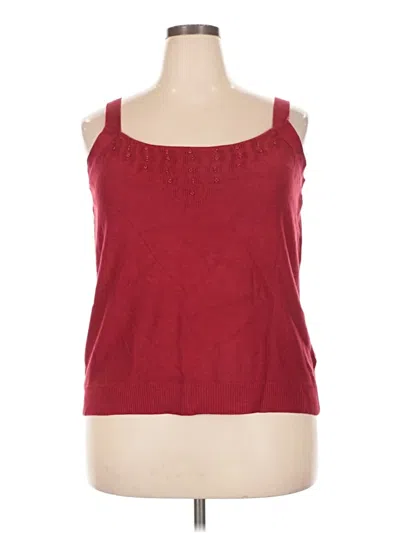 Sigrid Olsen Sweater Vest In Red