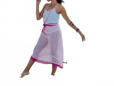 Sigrid Olsen Women's Pareo Cotton Sarong In Persimmon In Multi