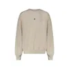 Siguelsol Women's Black Devi White Sweatshirt In Black
