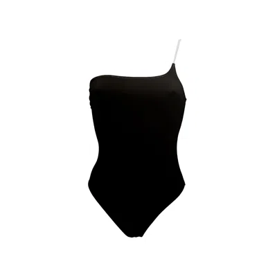 Siguelsol Women's Black Nero One Shoulder One Piece