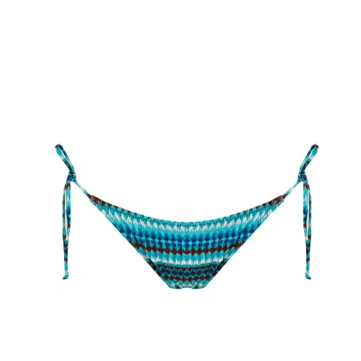 Siguelsol Women's Blue Aguas Lace Up Bottom