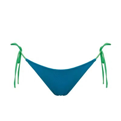 Siguelsol Women's Blue Menta Lace Up Bottom