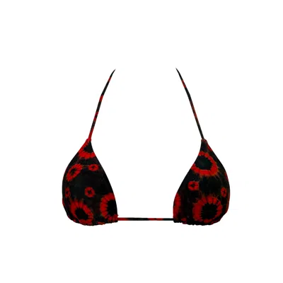 Siguelsol Women's Brown / Red Fuegos Triangle Top