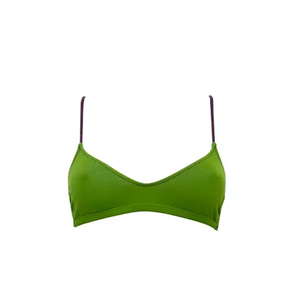 Siguelsol Women's Green Mela Bralette Top