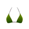Siguelsol Women's Green Mela Triangle Top
