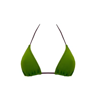 Siguelsol Women's Green Mela Triangle Top