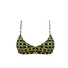 Siguelsol Women's Green / Yellow / Orange Kiwi Bralette Top