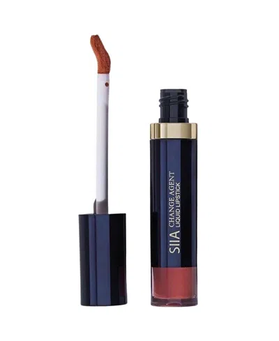 Siia Cosmetics Change Agent Long-lasting Matte Liquid Lipstick In Transparent
