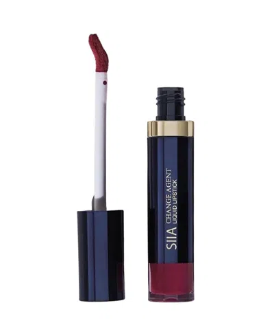 Siia Cosmetics Change Agent Long-lasting Matte Liquid Lipstick In Transparent