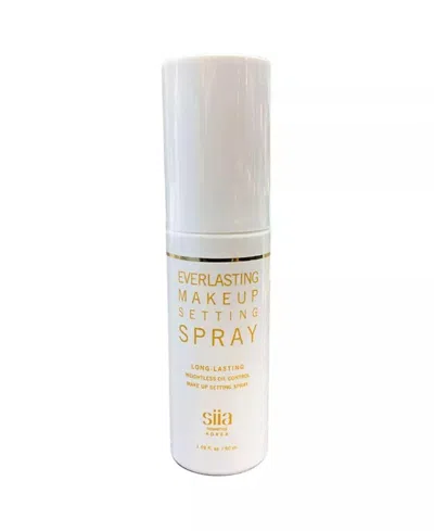 Siia Cosmetics Everlasting Makeup Setting Spray - Fixer In Transparent