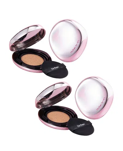 Siia Cosmetics Flawless Glow Cushion Foundation Set For 2 In Transparent