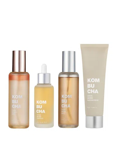 Siia Cosmetics Kombucha Radiance Ritual, Set Of 4 In Transparent