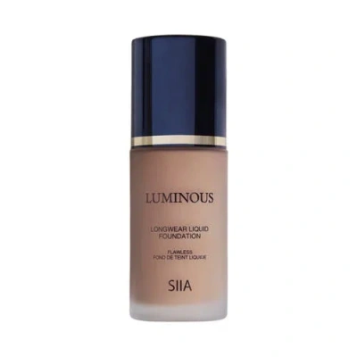 Siia Cosmetics Luminous Longwear Liquid Foundation In Latte