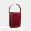Siizu  Sophia Bucket Bag In Red In Red