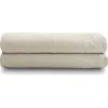Sijo French Linen Flat Sheet In Fog