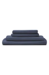 Sijo Sateen Sheet Set In Blue
