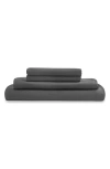 Sijo Sateen Sheet Set In Gray