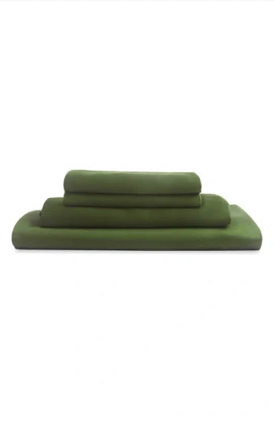 Sijo Sateen Sheet Set In Green