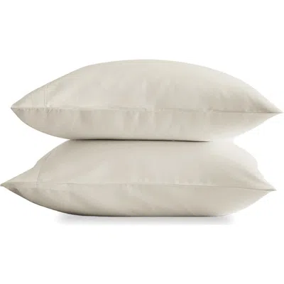 Sijo Set Of 2 Sateen Pillowcases In Neutral