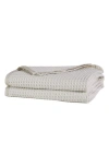 Sijo Tencel® Lyocell & Cotton Throw Blanket In Fog