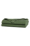 Sijo Tencel® Lyocell & Cotton Throw Blanket In Forest