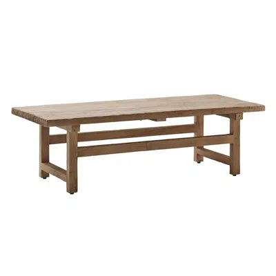 Sika Design Alfred Teak Coffee Table - 55 X 22" - Natural In Brown