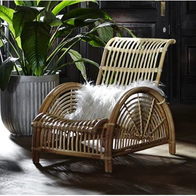 Sika Design Arne Jacobsen Paris Rattan Chair - Natural