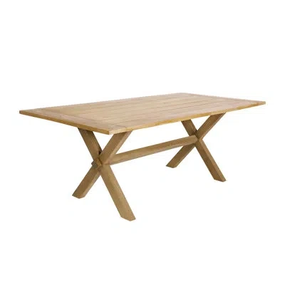 Sika Design Colonial Outdoor Teak Dining Table - Natural In Brown