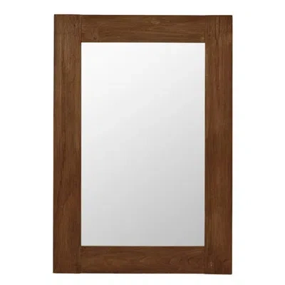 Sika Design Lucas Rustic Accent Mirror In Brown