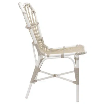 Sika Design Margret Patio Dining Side Chair In Dove White