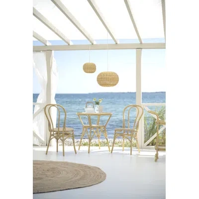 Sika Design Patio Dining Side Chair In Brown