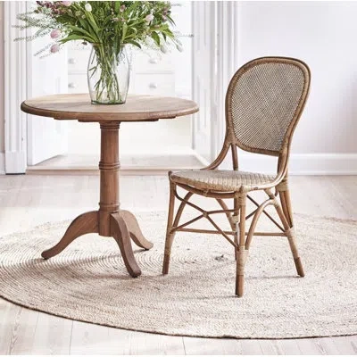 Sika Design Rossini Rattan Dining Side Chair In Black