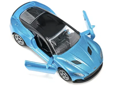 Siku Aston Martin Dbs Superleggera Blue Metallic With Black Top Diecast Model Car By