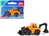 Siku Backhoe Loader Yellow And Black Diecast Model By