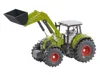 Siku Claas Axion 850 Tractor With Front Loader Green With Gray Top 1/50 Diecast Model By