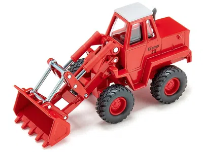 Siku Kramer 411 Wheel Loader Red With White Top 1/50 Diecast Model By