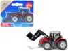 Siku Massey Ferguson Tractor With Front Loader Red With Silver Top Diecast Model By  In Multi