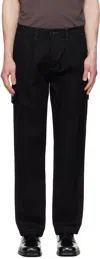 Silas Black Work Trousers In Black