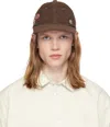Silas Brown Patch Cap In Purple