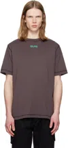 Silas Brown '' Logo T-shirt In Brown