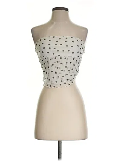Pre-owned Silence And Noise Bodysuit In Silver