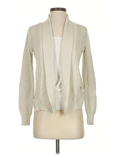Pre-owned Silence And Noise Cardigan Sweater In White