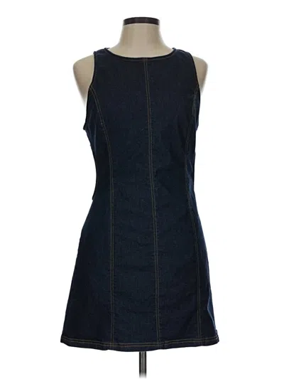 Pre-owned Silence And Noise Casual Dress In Blue