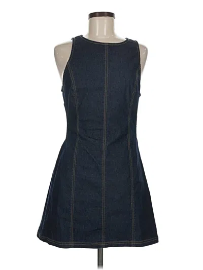 Pre-owned Silence And Noise Casual Dress In Blue