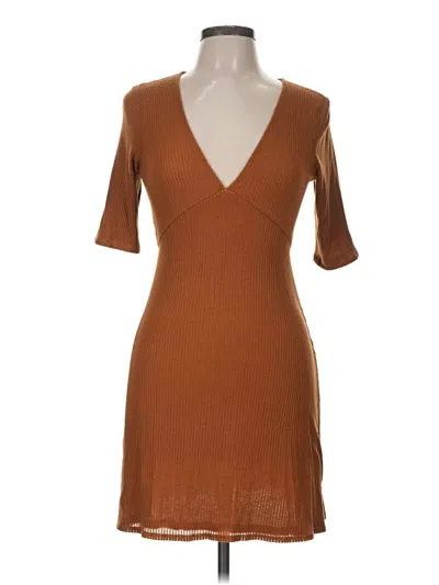 Pre-owned Silence And Noise Casual Dress In Brown